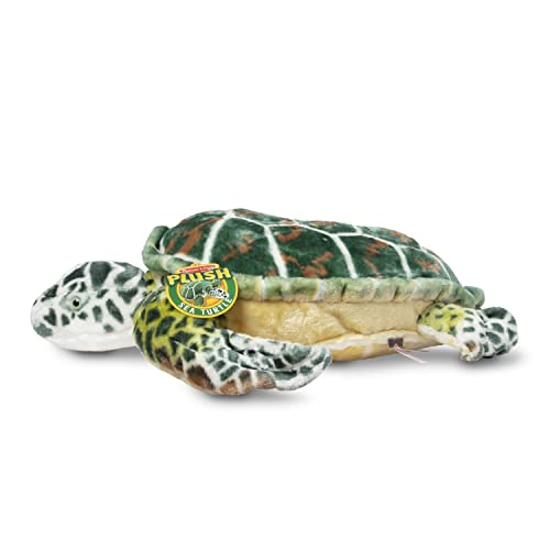 Melissa & Doug Giant Sea Turtle - Lifelike Stuffed Animal