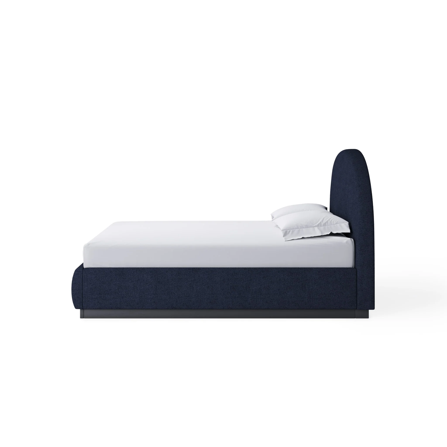 Flex Upholstered Bed in Blue Jeans Chenille