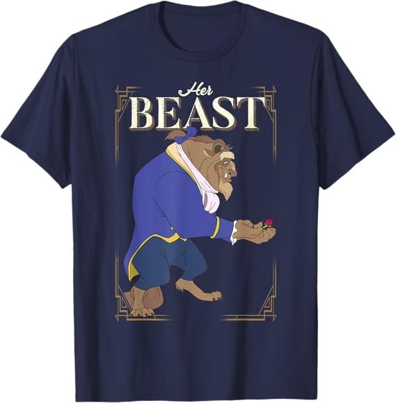 Disney Beauty and the Beast Her Beast Framed Portrait T-Shirt