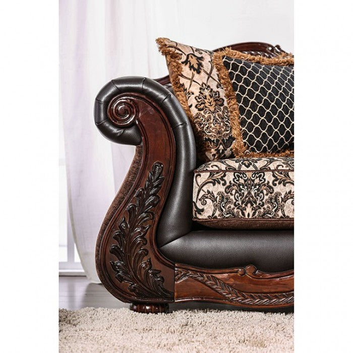 Vintage Victorian Inspired 2 piece Sofa Loveseat Set