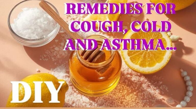 DIY Remedies for Cough, Cold, and Asthma: Salt, Honey & Lemon to the Rescue