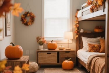 College Dorm Fall Decor