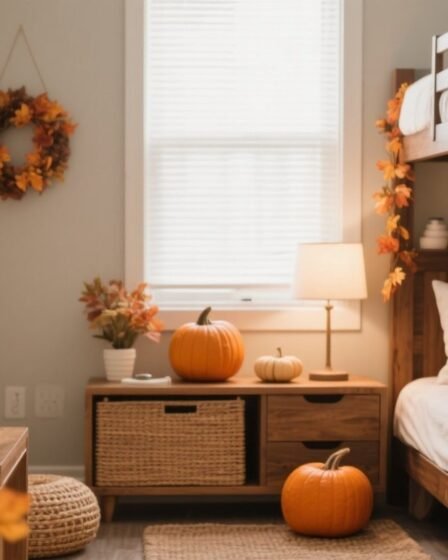 College Dorm Fall Decor