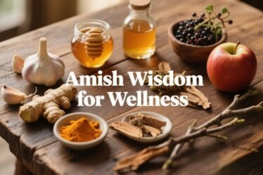 Honey garlic tonic in rustic mug with garlic cloves and turmeric on wooden table