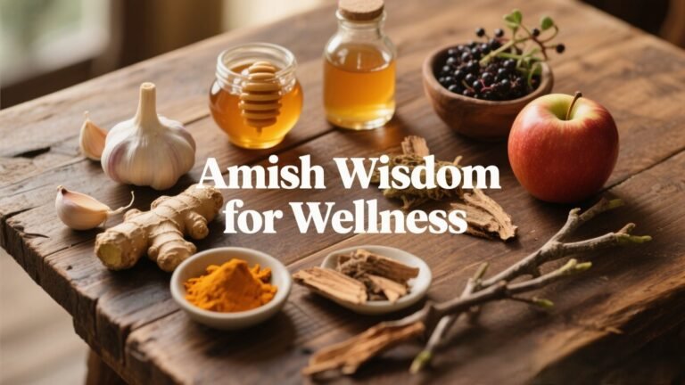 Honey garlic tonic in rustic mug with garlic cloves and turmeric on wooden table