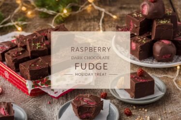 Raspberry Dark Chocolate Fudge Recipe – Holiday Squares & Fudge Balls