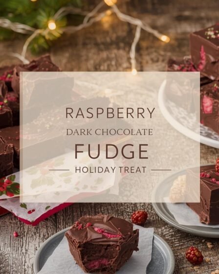 Raspberry Dark Chocolate Fudge Recipe – Holiday Squares & Fudge Balls