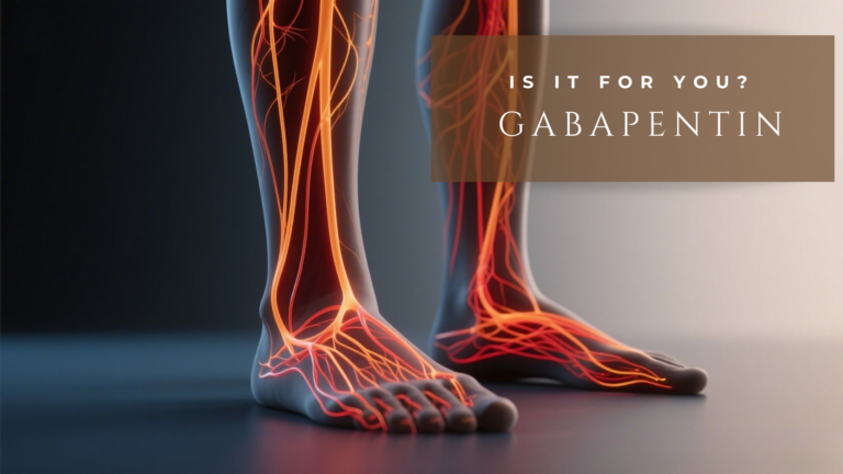 Medical illustration showing overactive nerve pathways in the legs associated with nerve pain and restless legs syndrome