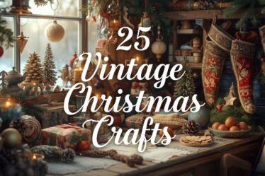 25 vintage Christmas crafts
